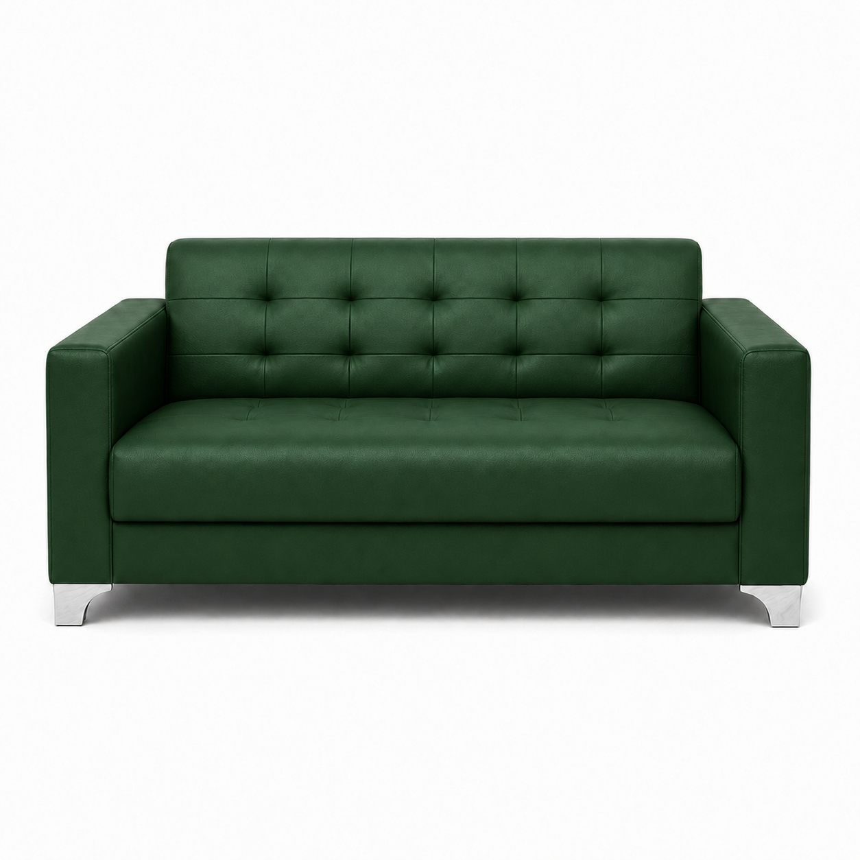 Nest 3+2+1 Sofa Set, 2 seater, green, studio view