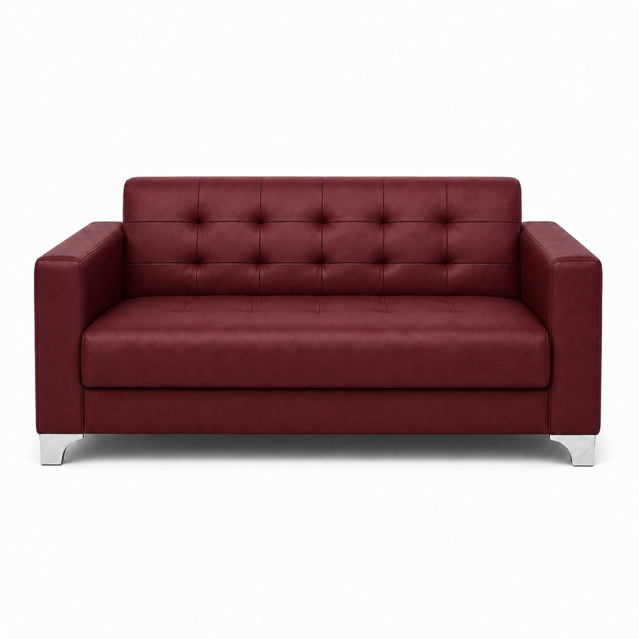Nest 3+2+1 Sofa Set, 2 seater, red, studio view