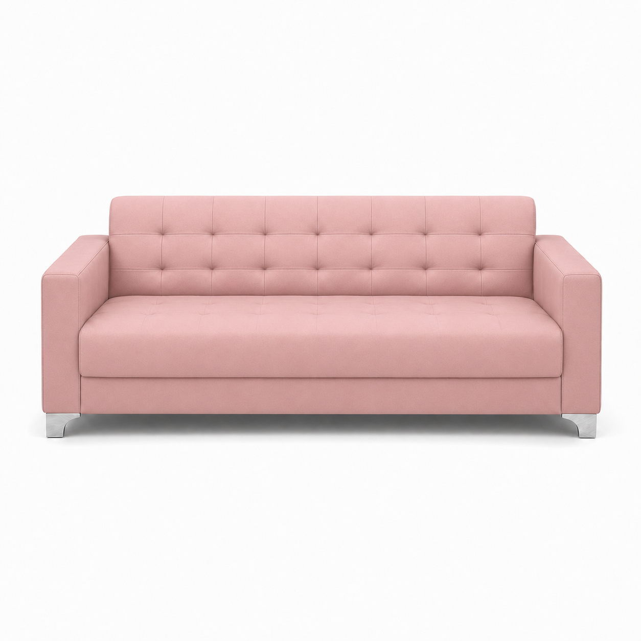 Nest 3+2+1 Sofa Set, 3 seater, pink, studio view