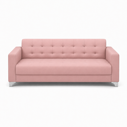 Nest 3+2+1 Sofa Set, 3 seater, pink, studio view