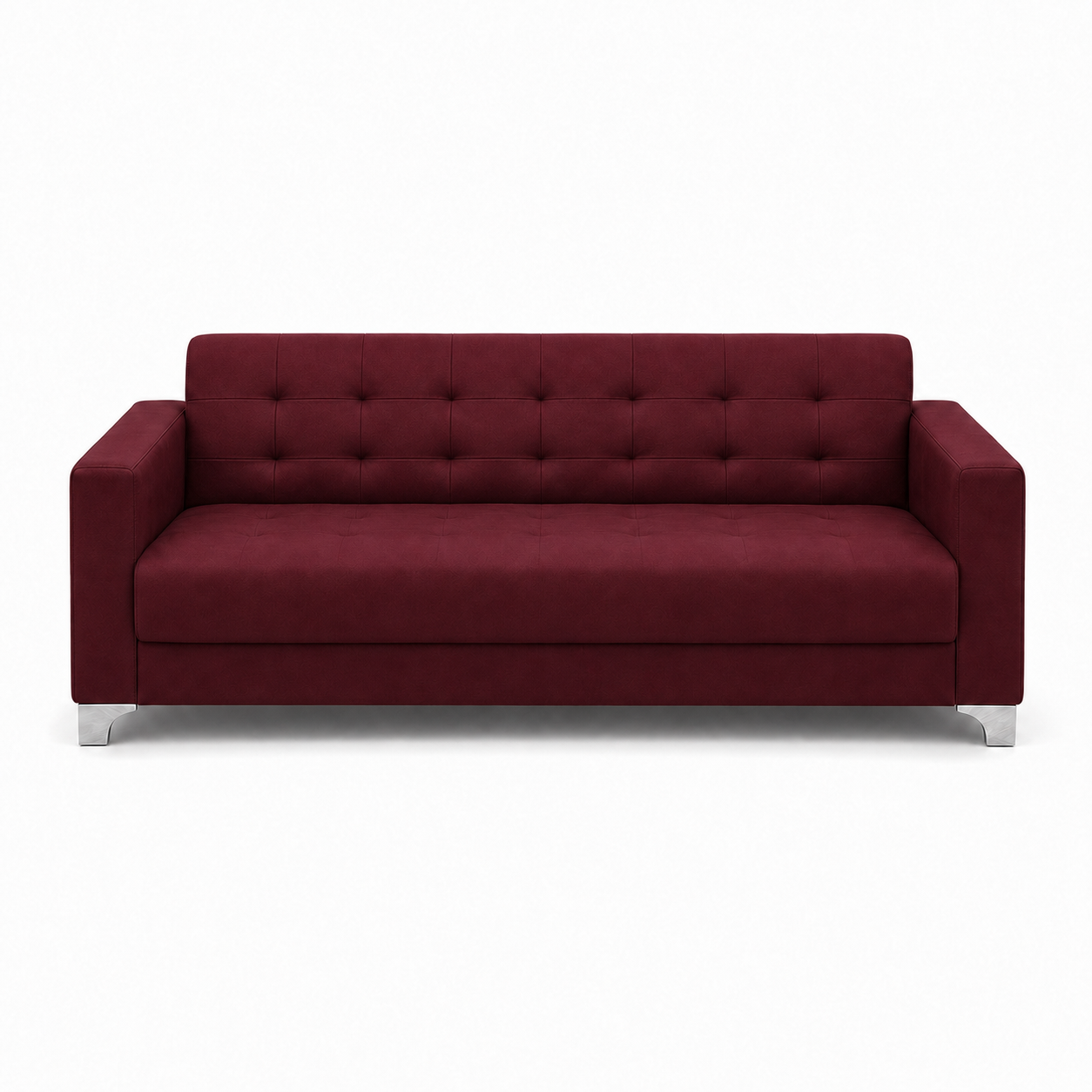 Nest 3+2+1 Sofa Set, 3 seater, red, studio view