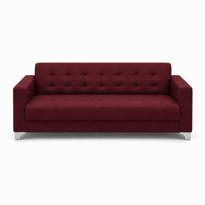 Nest 3+2+1 Sofa Set, 3 seater, red, studio view