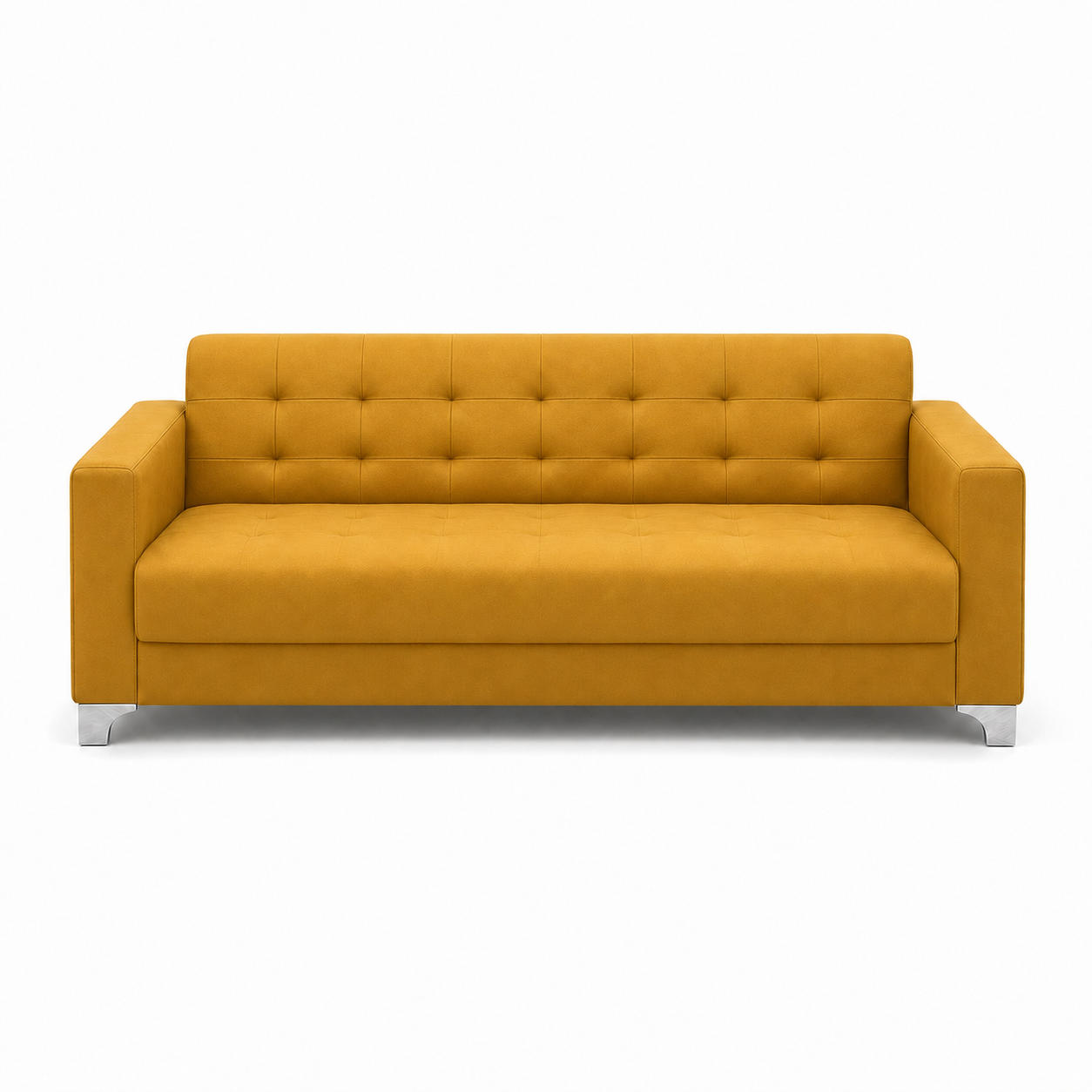 Nest 3+2+1 Sofa Set, 3 seater, yellow, studio view