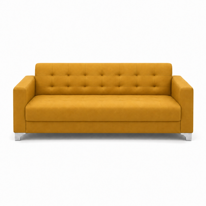 Nest 3+2+1 Sofa Set, 3 seater, yellow, studio view
