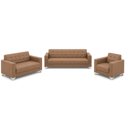 Nest - 3+2+1 Sofa Set, complete 3+2+1 sofa set front studio view