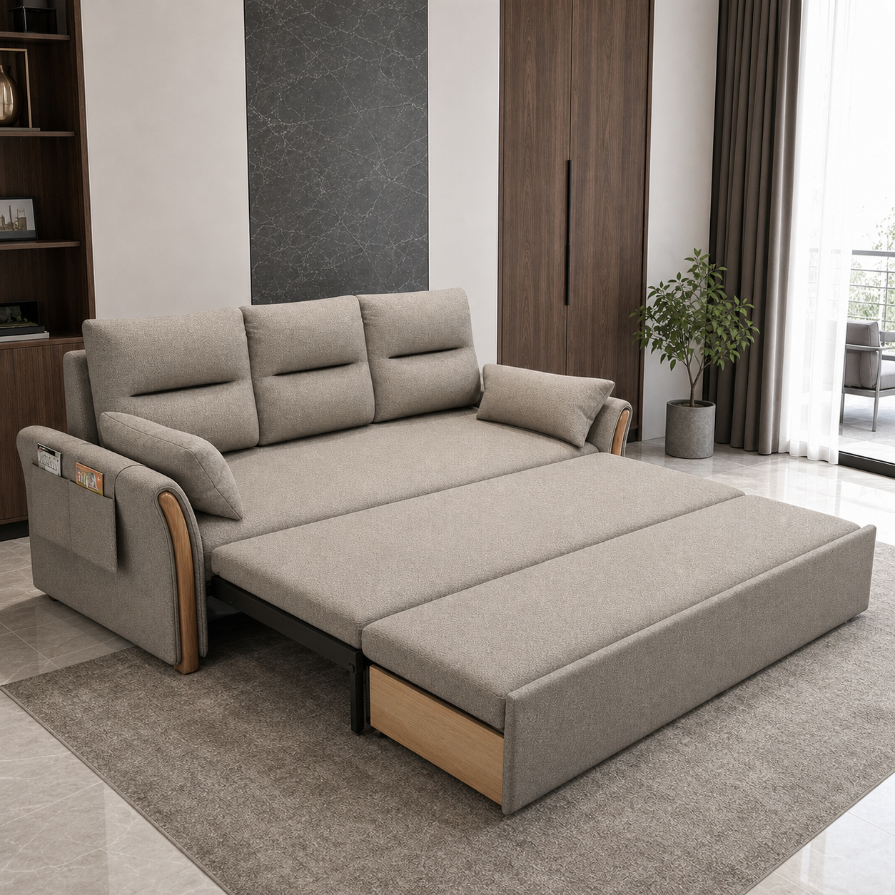 Nesto - Sofa bed, source-proven sofa-bed mechanism or construction detail