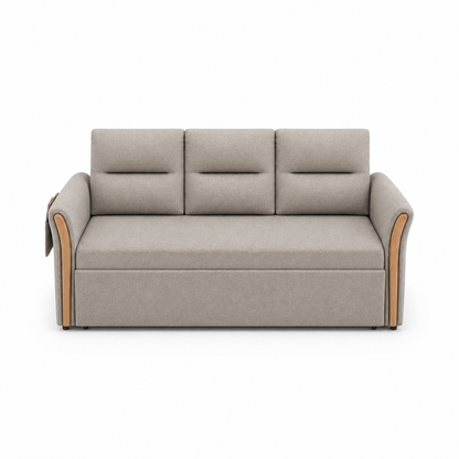 Nesto - Sofa bed, fully closed studio view on a pure-white background