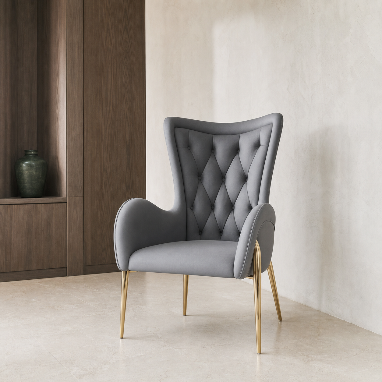 Niko - Chair in an editorial modern living room