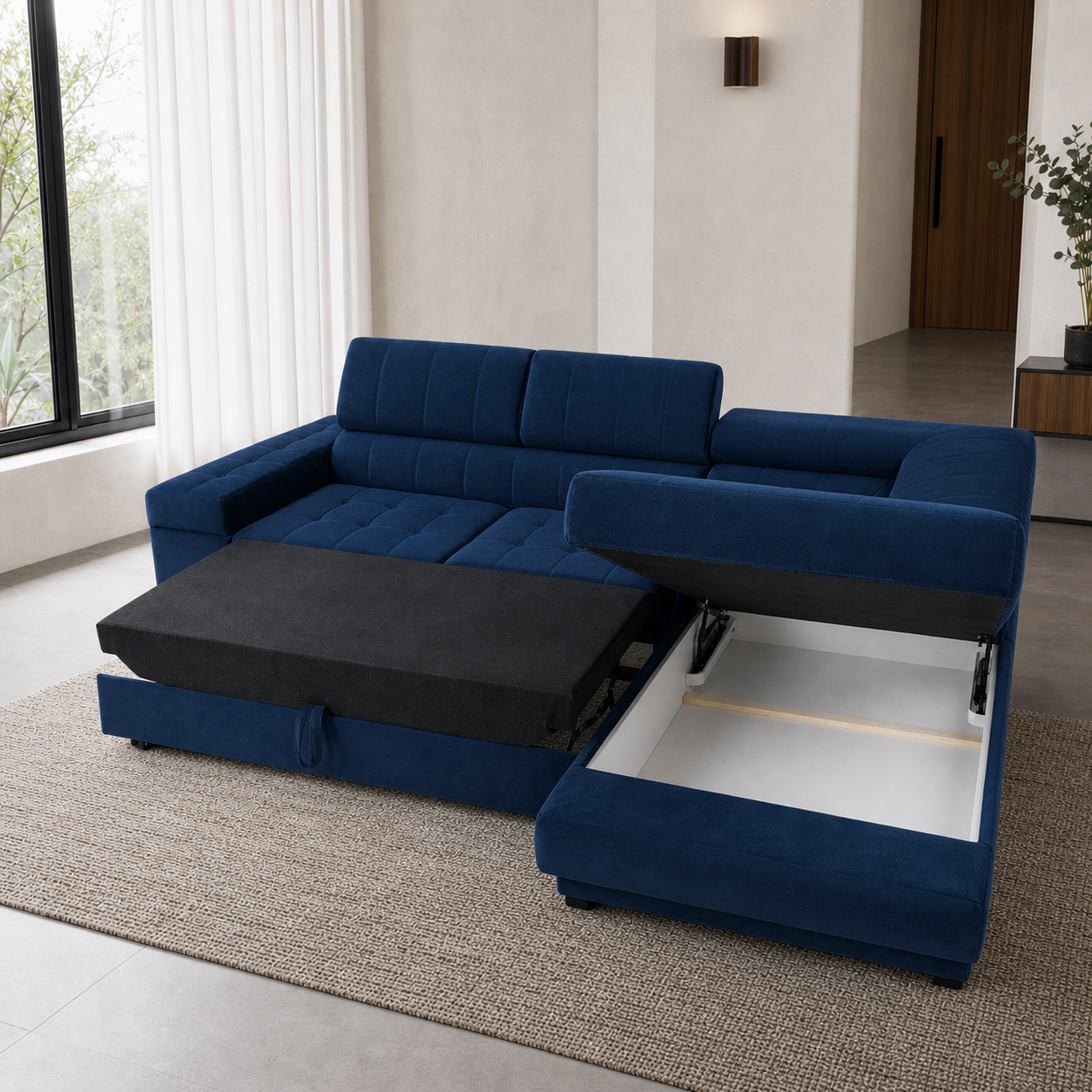 Niora - Sofa bed, source-proven sofa-bed mechanism or construction detail