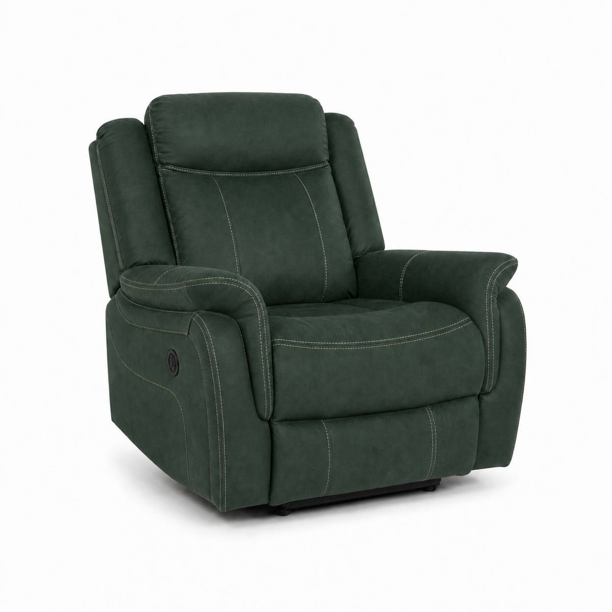 Nomad Recliner 1 seater green 02 white