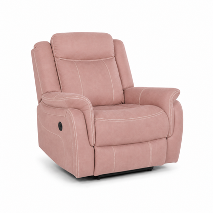 Nomad Recliner 1 seater pink 02 white