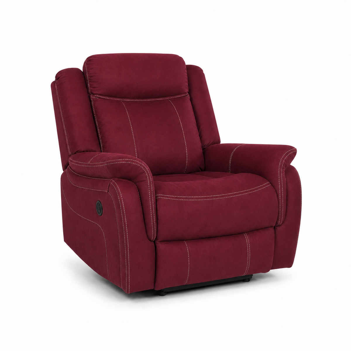 Nomad Recliner 1 seater red 02 white