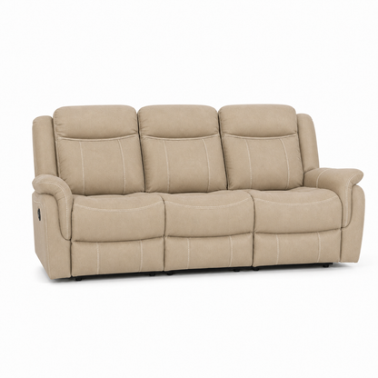 Nomad Recliner 3 seater beige 02 white