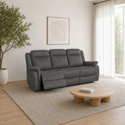 Nomad Recliner 3 seater grey 01 main