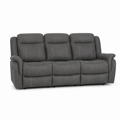 Nomad Recliner 3 seater grey 02 white