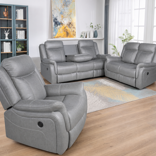 Nomad Recliner upholstery and reclining detail