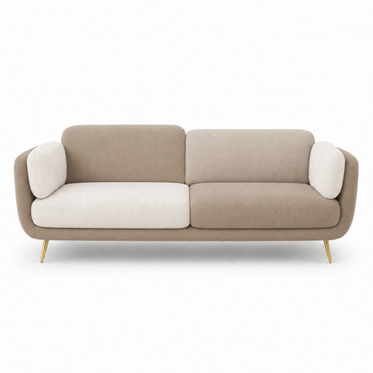 Nook 3+2+1 Sofa Set, 3 seater, beige, studio view