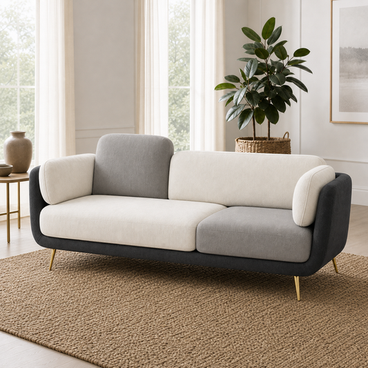 Close view of Nook - 3+2+1 Sofa Set upholstery and construction