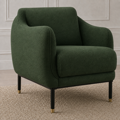 Onyx 3+2+1 Sofa Set, 1 seater, green, detail view