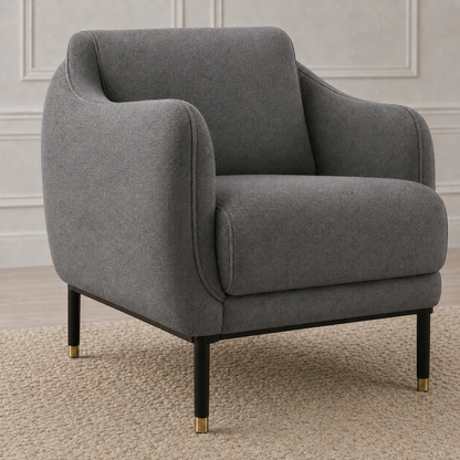 Onyx 3+2+1 Sofa Set, 1 seater, grey, detail view
