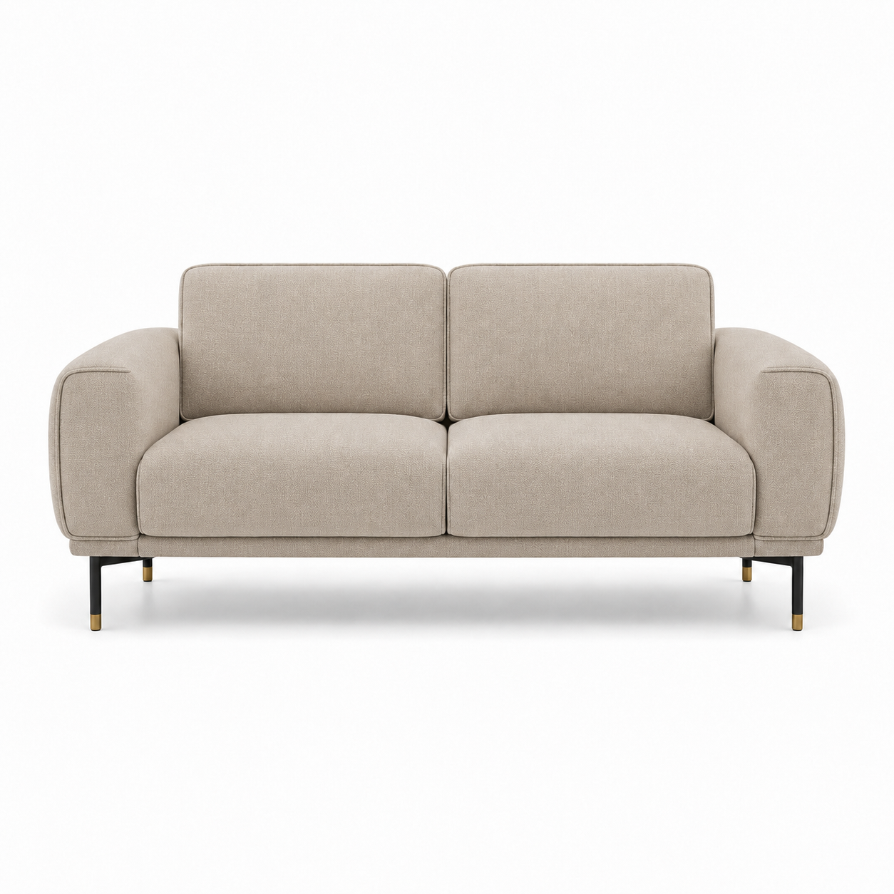 Onyx 3+2+1 Sofa Set, 2 seater, beige, studio view