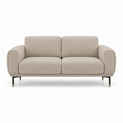 Onyx 3+2+1 Sofa Set, 2 seater, beige, studio view
