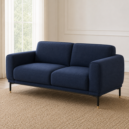 Onyx 3+2+1 Sofa Set, 2 seater, blue, detail view