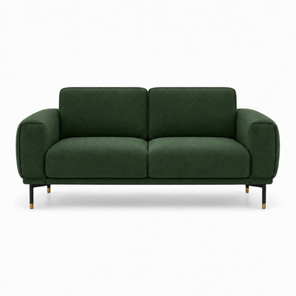 Onyx 3+2+1 Sofa Set, 2 seater, green, studio view