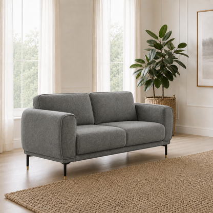 Onyx 3+2+1 Sofa Set, 2 seater, grey, room view