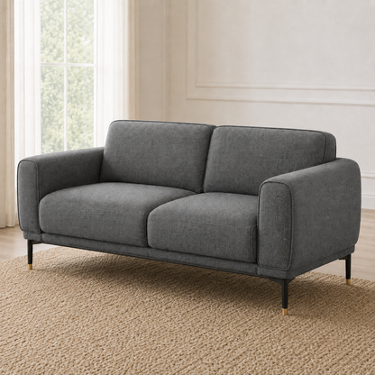 Onyx 3+2+1 Sofa Set, 2 seater, grey, detail view
