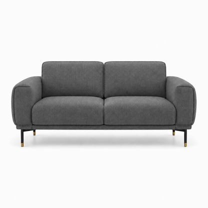 Onyx 3+2+1 Sofa Set, 2 seater, grey, studio view