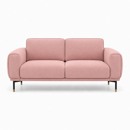 Onyx 3+2+1 Sofa Set, 2 seater, pink, studio view
