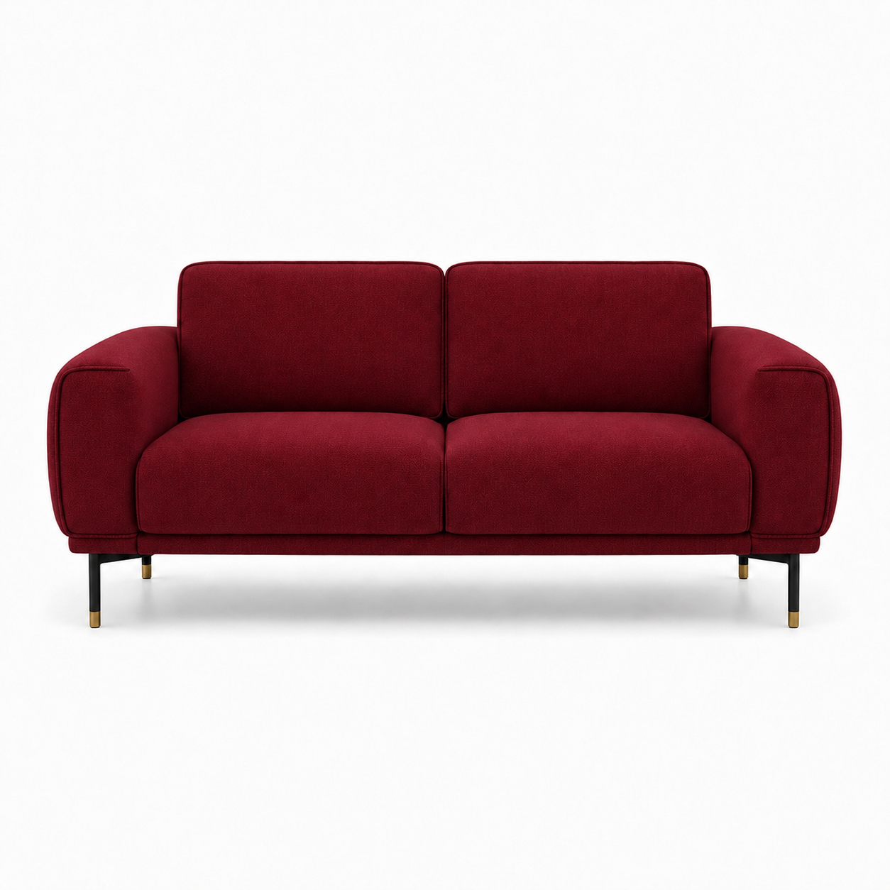 Onyx 3+2+1 Sofa Set, 2 seater, red, studio view