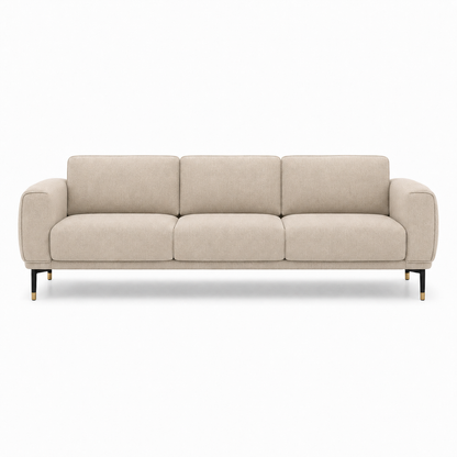 Onyx 3+2+1 Sofa Set, 3 seater, beige, studio view
