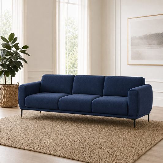 Onyx 3+2+1 Sofa Set, 3 seater, blue, room view