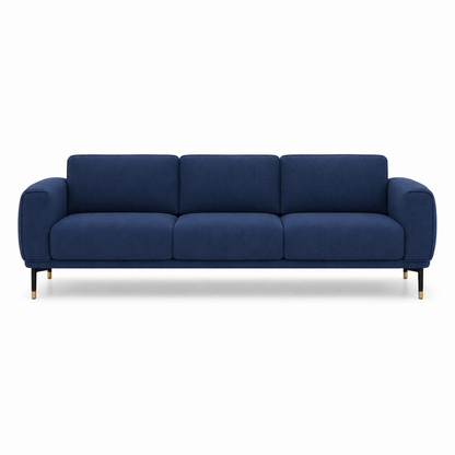 Onyx 3+2+1 Sofa Set, 3 seater, blue, studio view