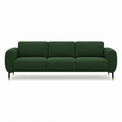 Onyx 3+2+1 Sofa Set, 3 seater, green, studio view