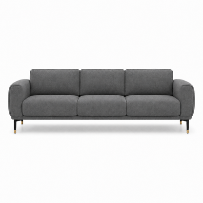 Onyx 3+2+1 Sofa Set, 3 seater, grey, studio view
