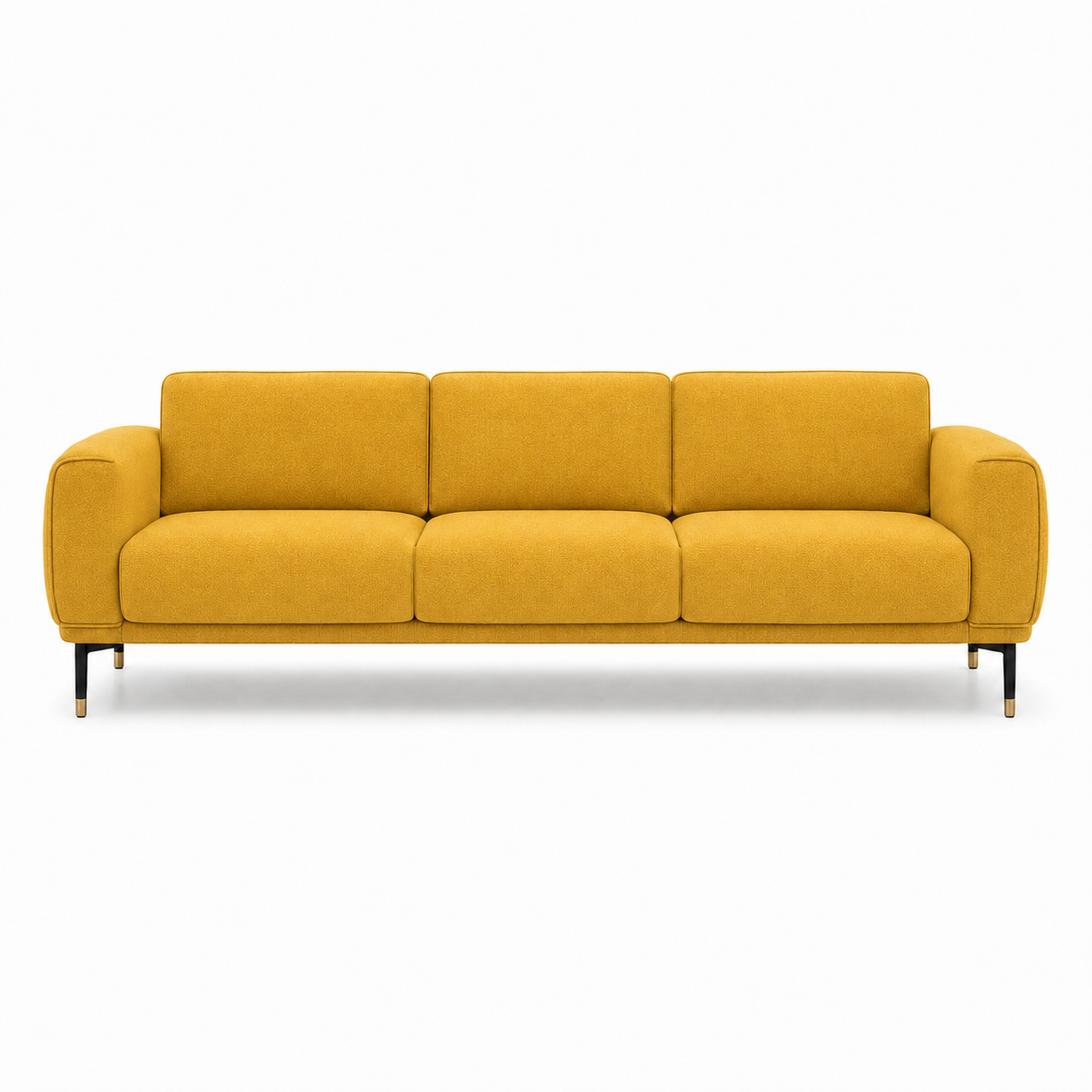 Onyx 3+2+1 Sofa Set, 3 seater, yellow, studio view