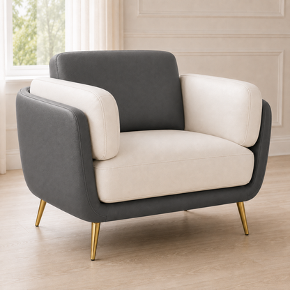 Orbit 3+2+1 Sofa Set, 1 seater, grey, detail view