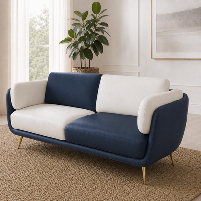 Orbit 3+2+1 Sofa Set, 2 seater, blue, room view