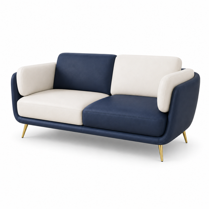 Orbit 3+2+1 Sofa Set, 2 seater, blue, studio view