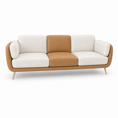 Orbit 3+2+1 Sofa Set, 3 seater, beige, studio view