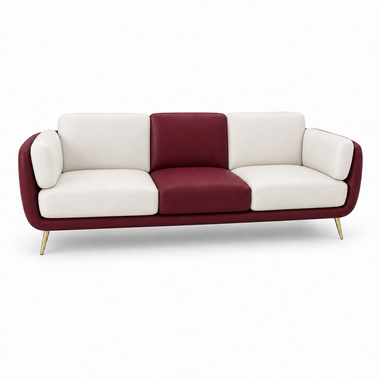 Orbit 3+2+1 Sofa Set, 3 seater, red, studio view