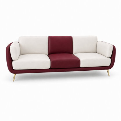 Orbit 3+2+1 Sofa Set, 3 seater, red, studio view