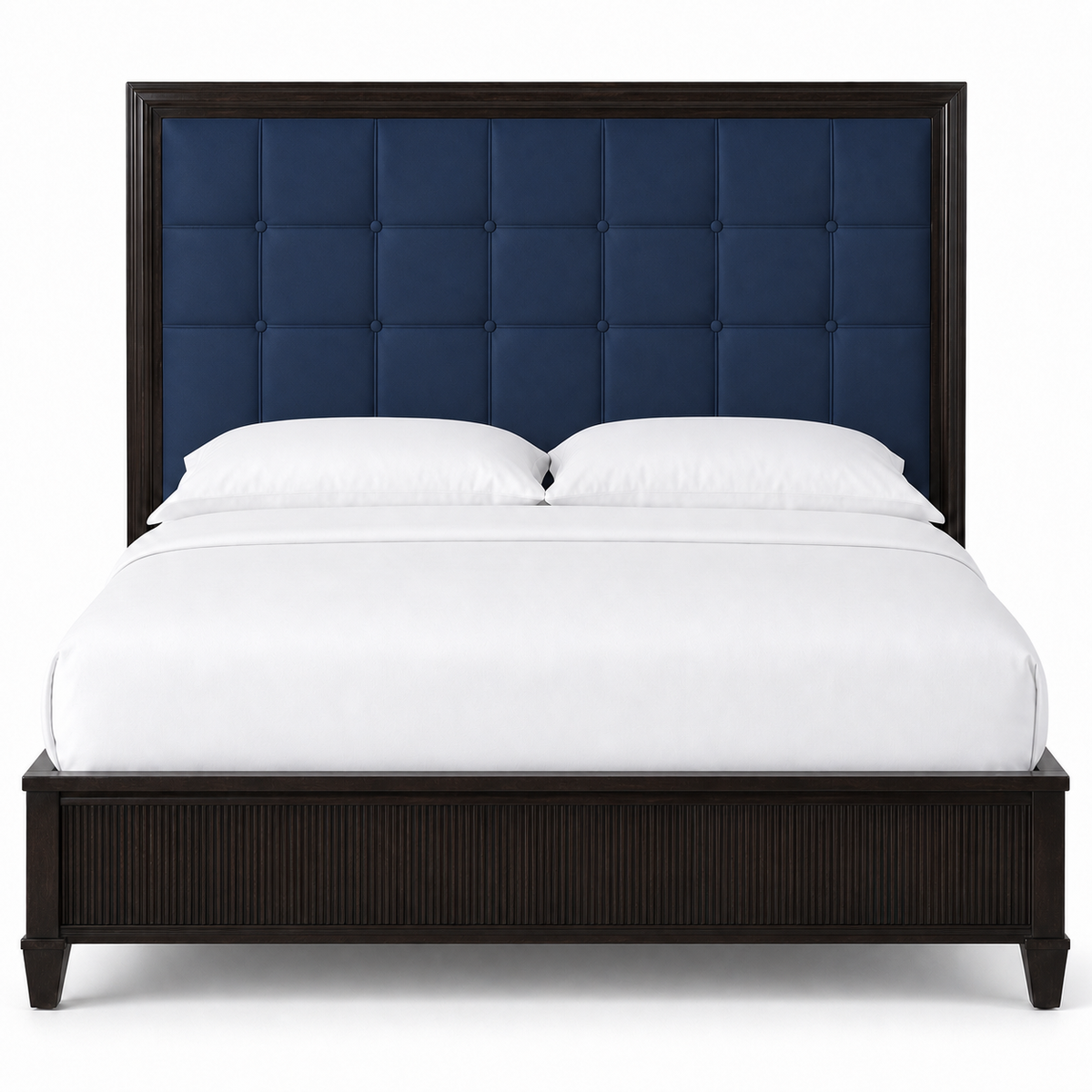 Orson - Bed Blue plain white background view