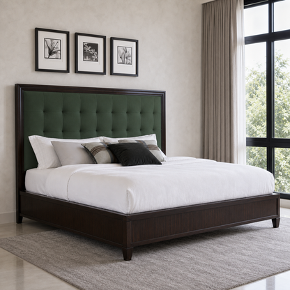 Orson - Bed Green lifestyle view