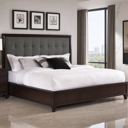 Orson - Bed Grey lifestyle view
