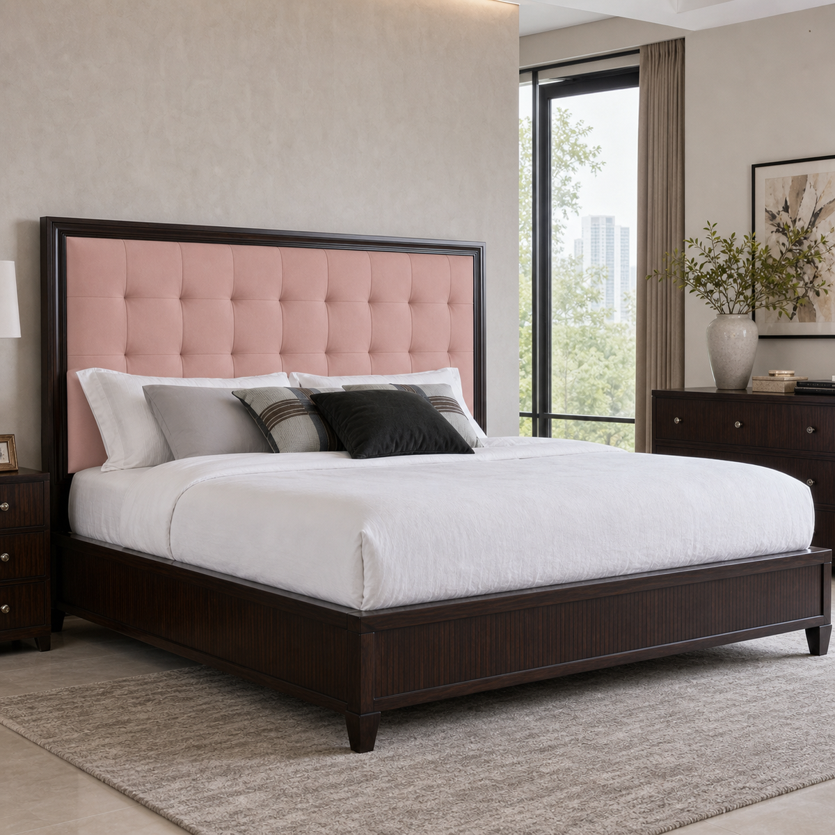 Orson - Bed Pink lifestyle view