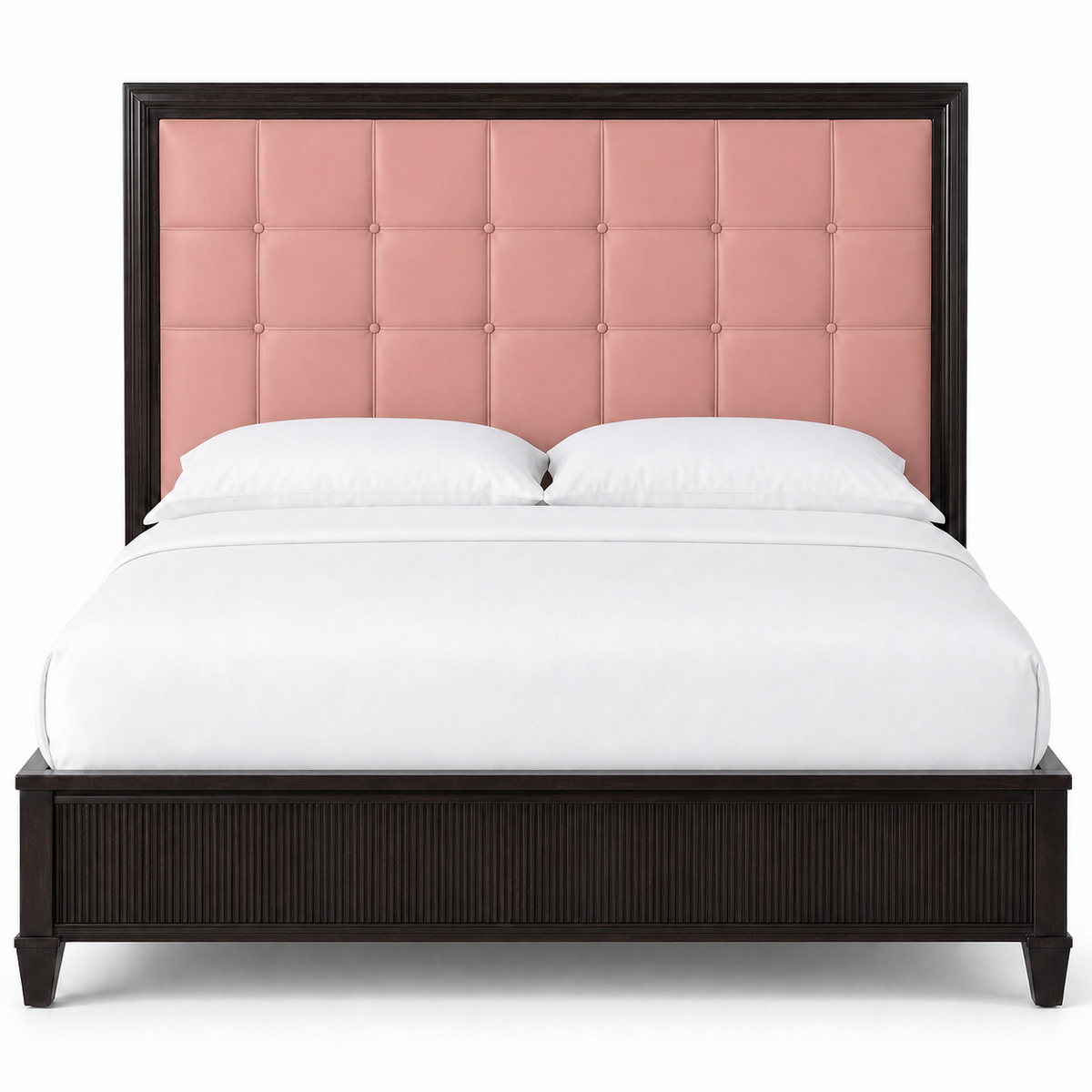 Orson - Bed Pink plain white background view